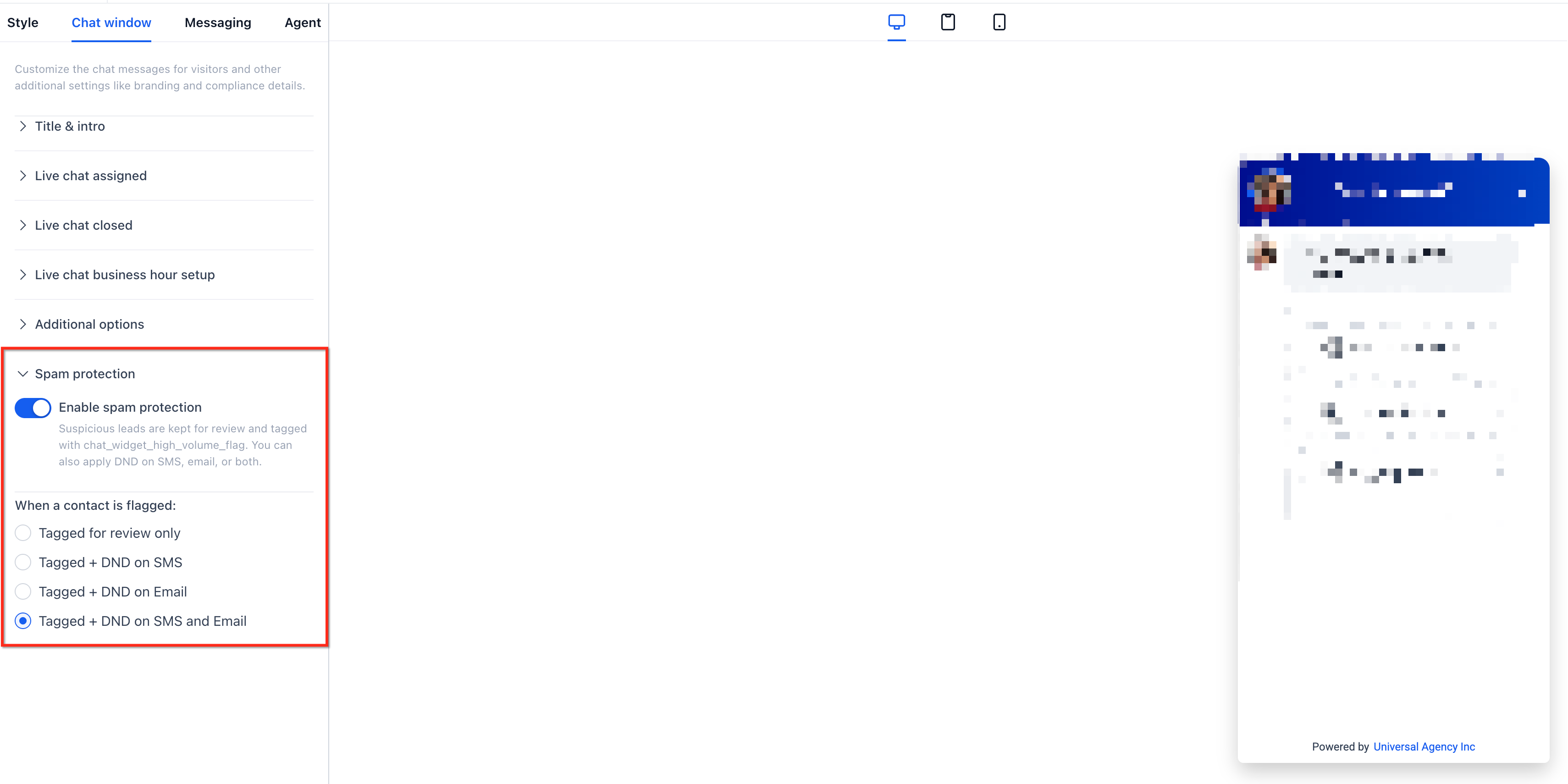 Chat Widget Spam Protection with Bot Detection – How to Enable Spam Protection