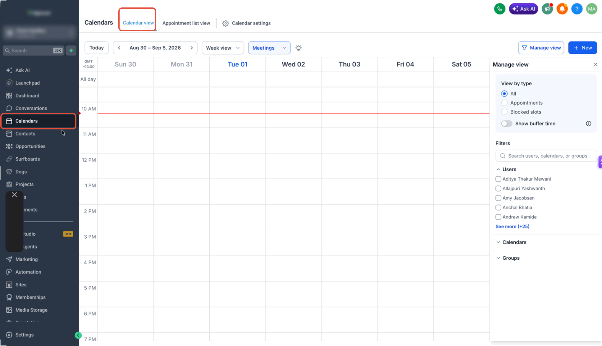 Client Portal Appointments: Book and Manage Meetings – Step 1: Enable Client Portal Booking for a Calendar