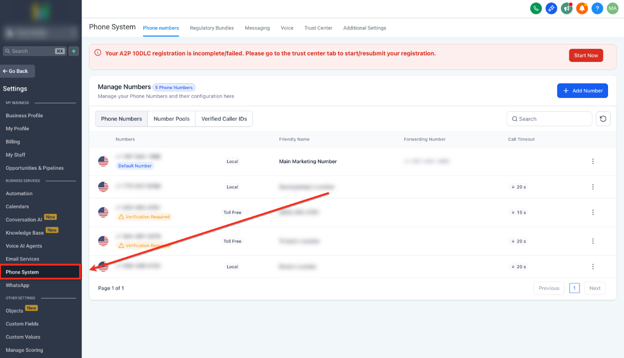 How To Configure SMS Compliance Settings