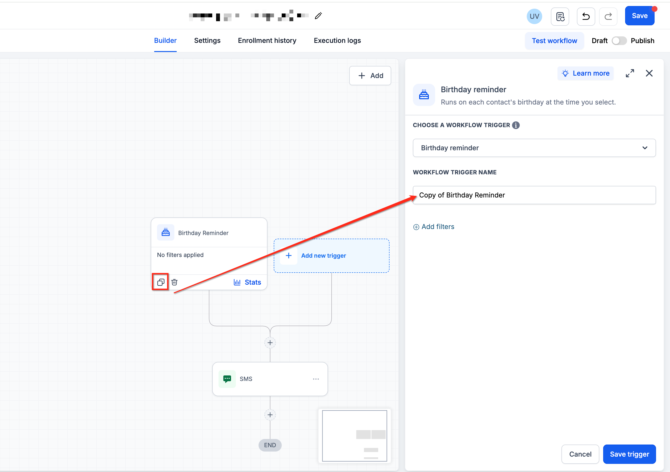 Copy and Delete Workflow Triggers – How to Copy a Workflow Trigger