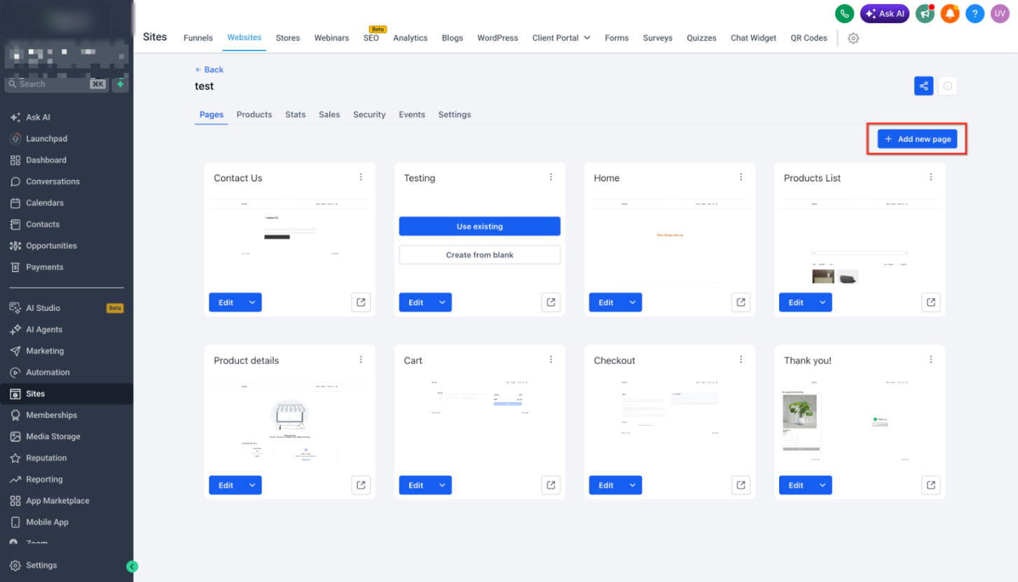 Create Pages in the Page Builder – How to Set Up Page Creation in Page Builder