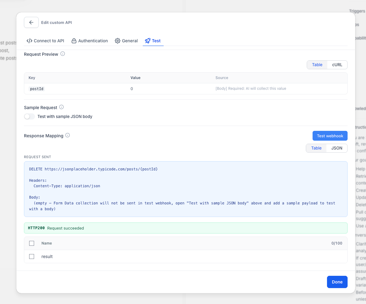 Custom API Calls in Super Agents – Testing and Validation