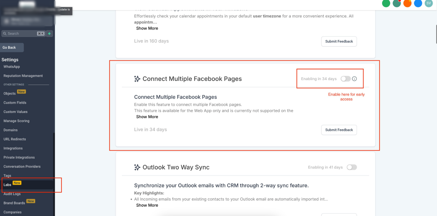 Facebook and Instagram Shops Setup – Step 1: Enable feature via Labs