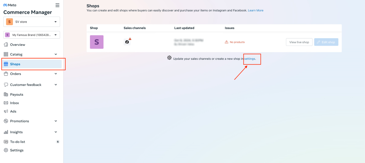 Facebook and Instagram Shops Setup – Step 3. Create a Instagram Shop
