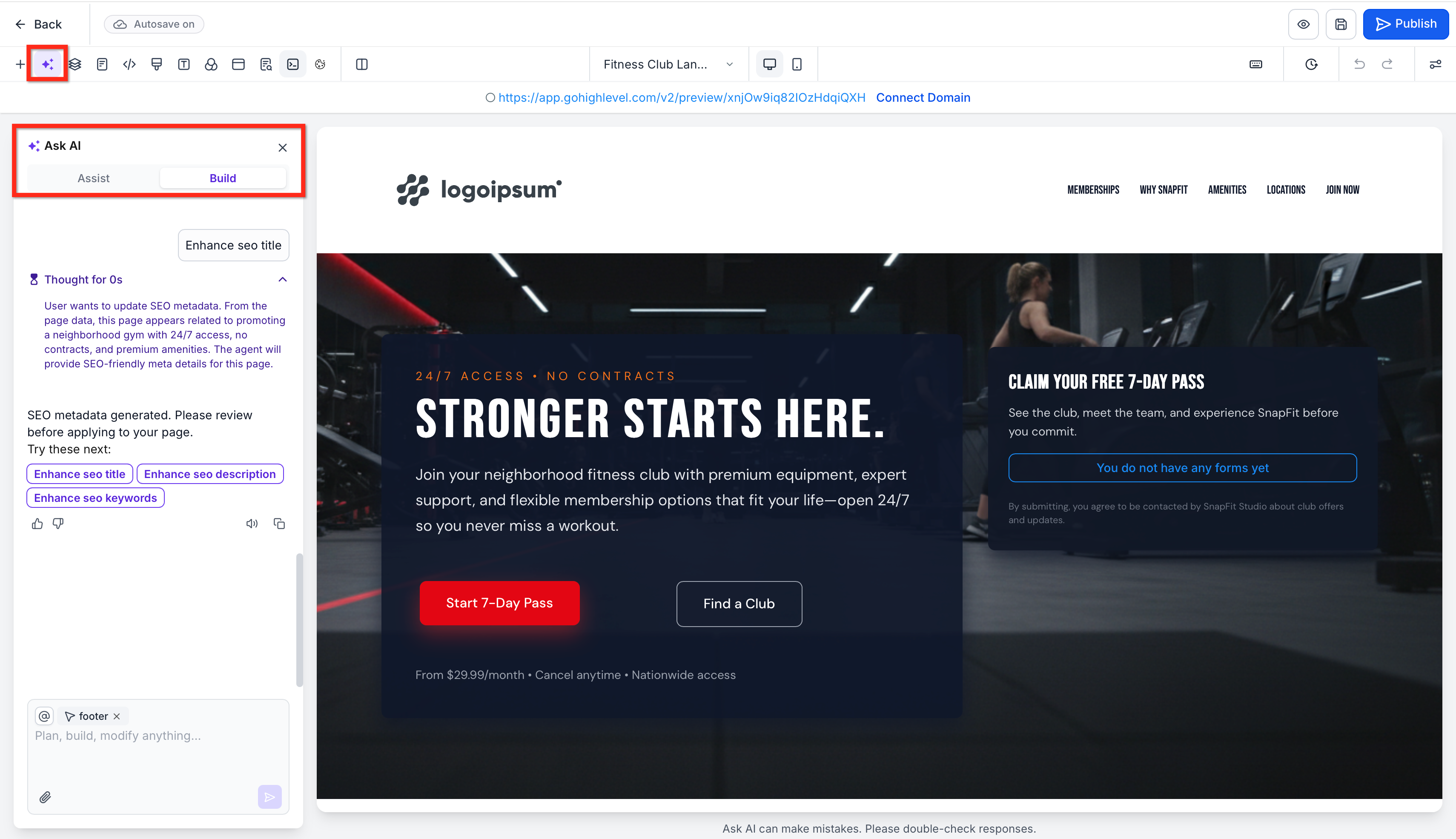 How To Use Funnel & Website AI