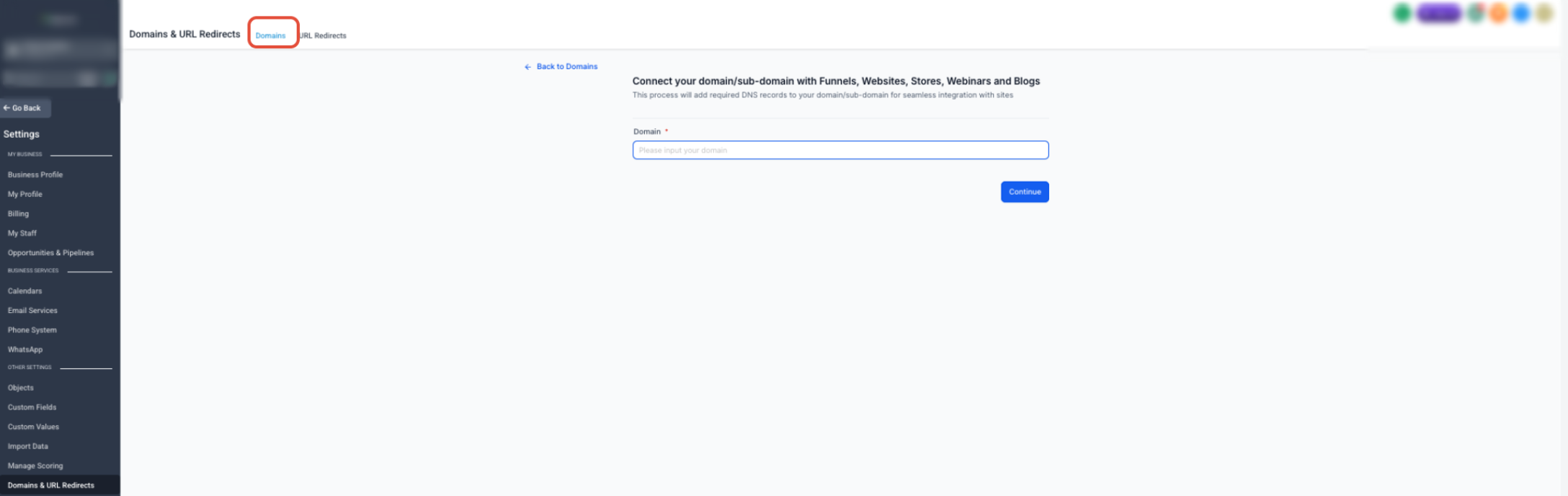 Getting Started – Launch a Website From Template – Connect Your Domain
