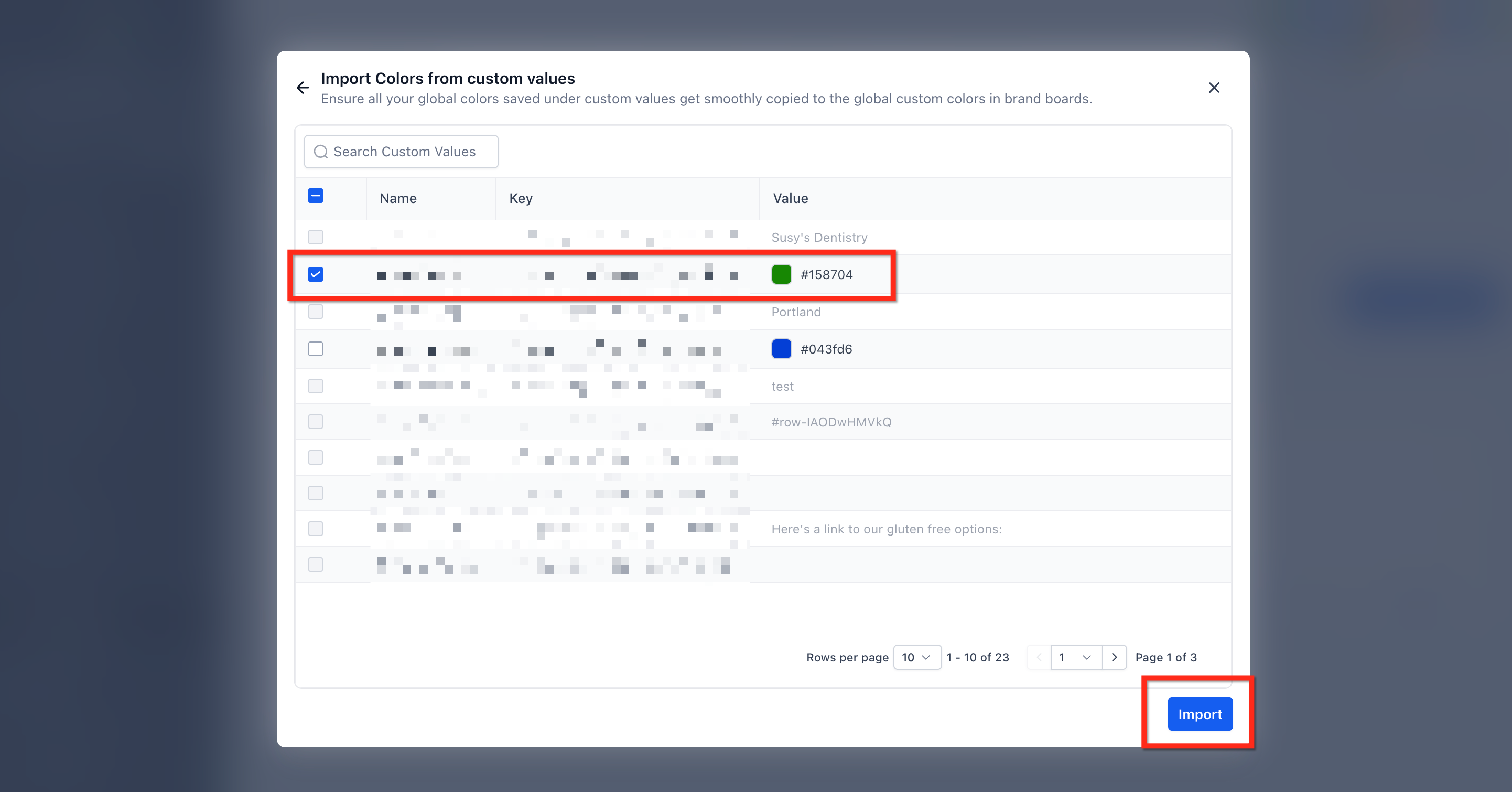 Global Custom Colors in Color Picker – Import Global Custom Colors from Custom Values