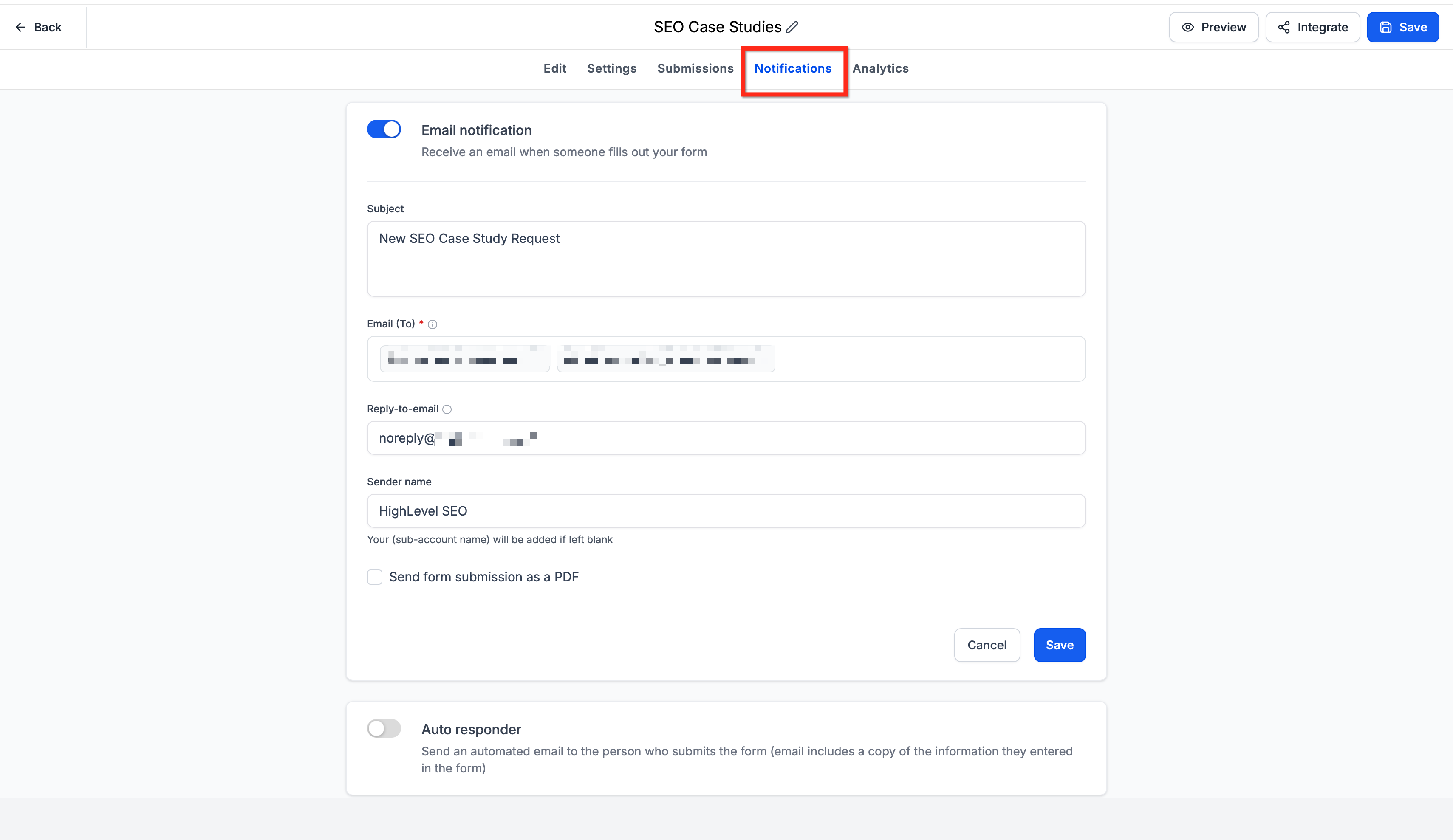 How to Create and Manage a Contact Form – Form Notifications and Auto Responder