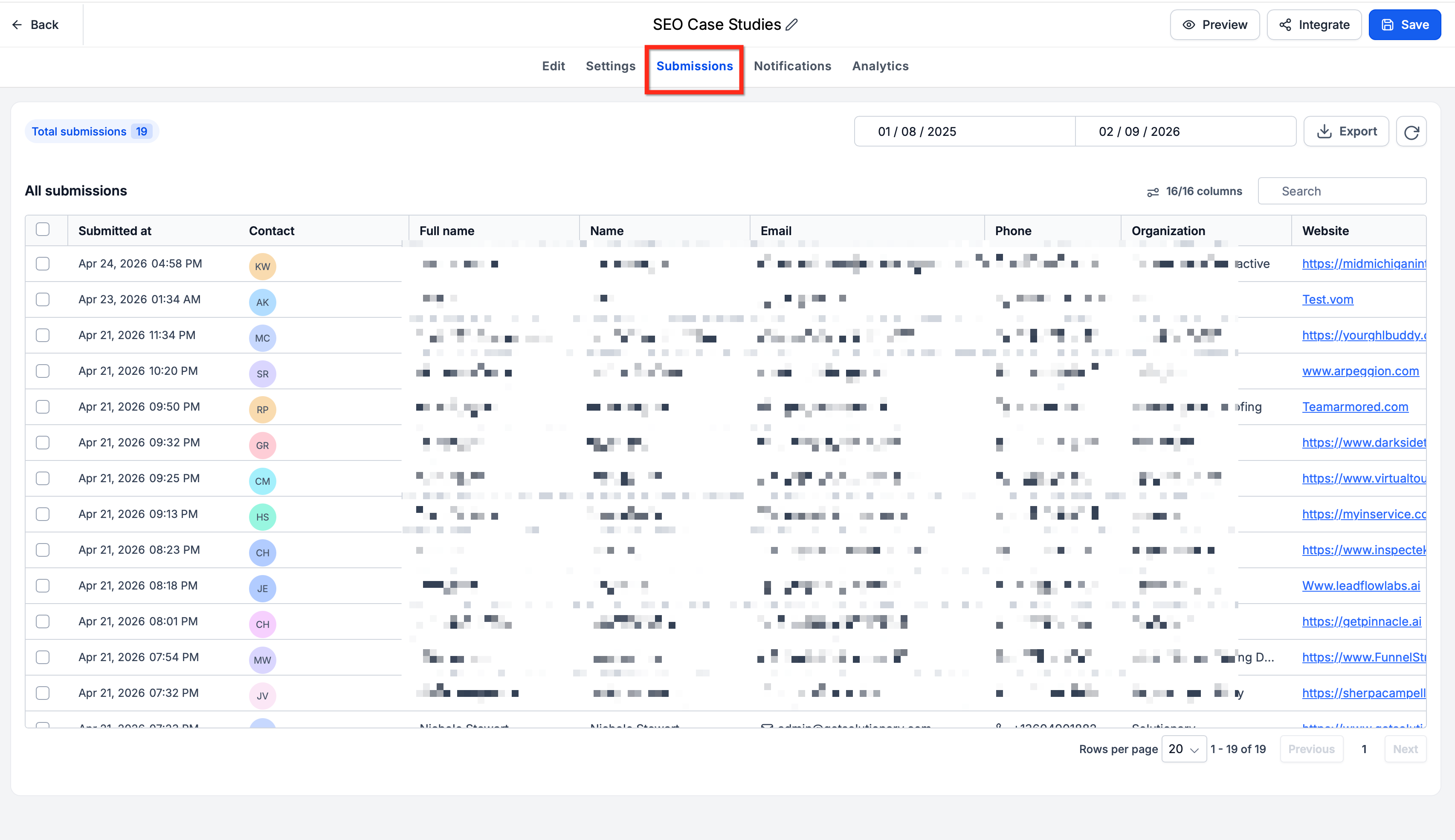 How to Create and Manage a Contact Form – Step 4: Save, Test, and Monitor the Form