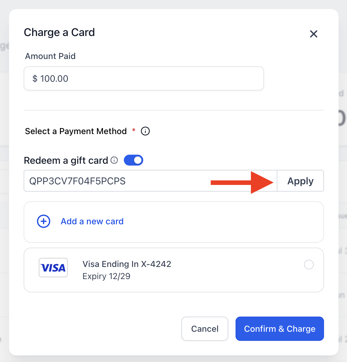 How to Redeem Gift Cards For Offline / Off-session Payments – How to Set Up Gift Card Redemption for Business-Initiated Payments