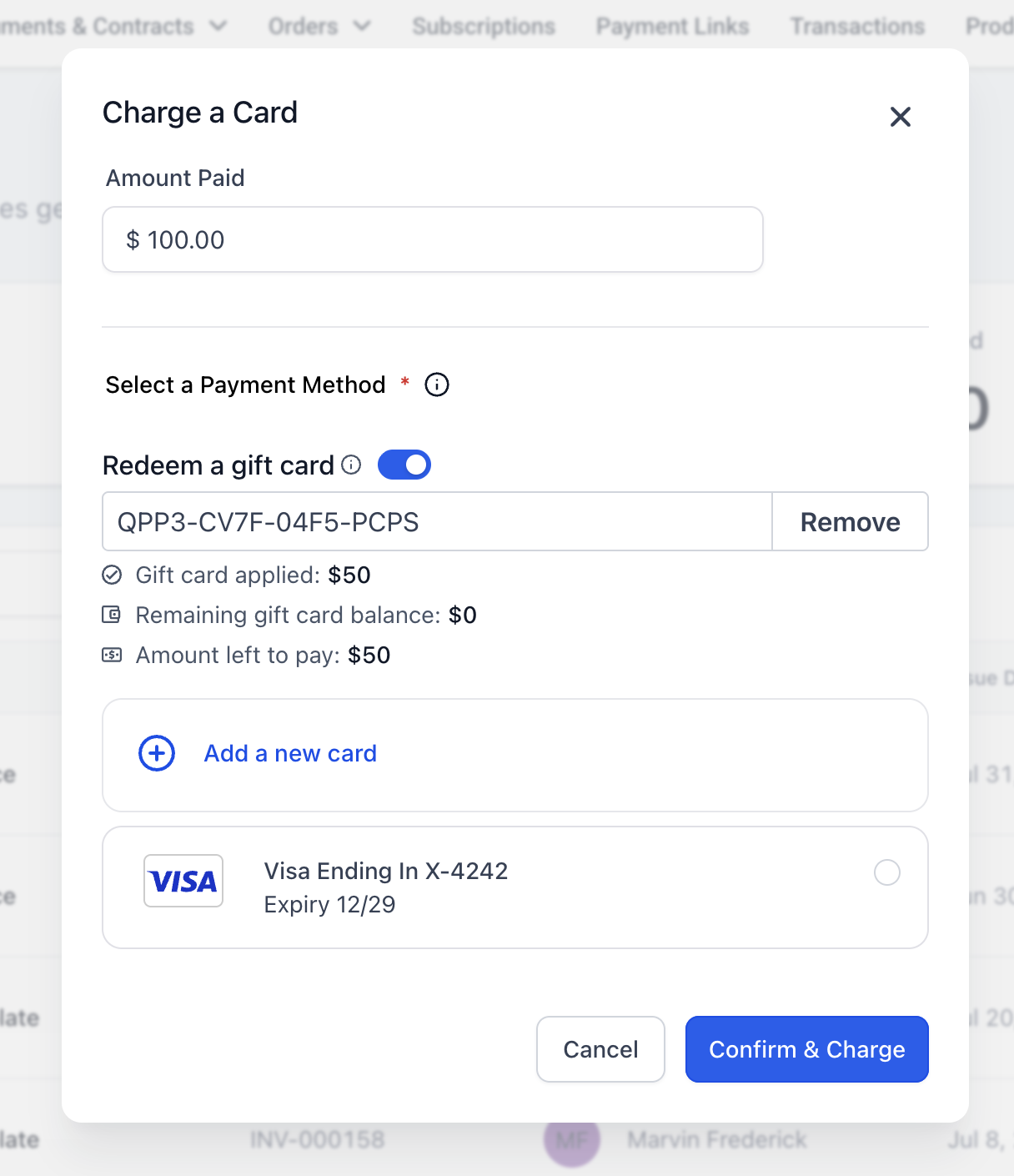 How to Redeem Gift Cards For Offline / Off-session Payments – How to Set Up Gift Card Redemption for Business-Initiated Payments