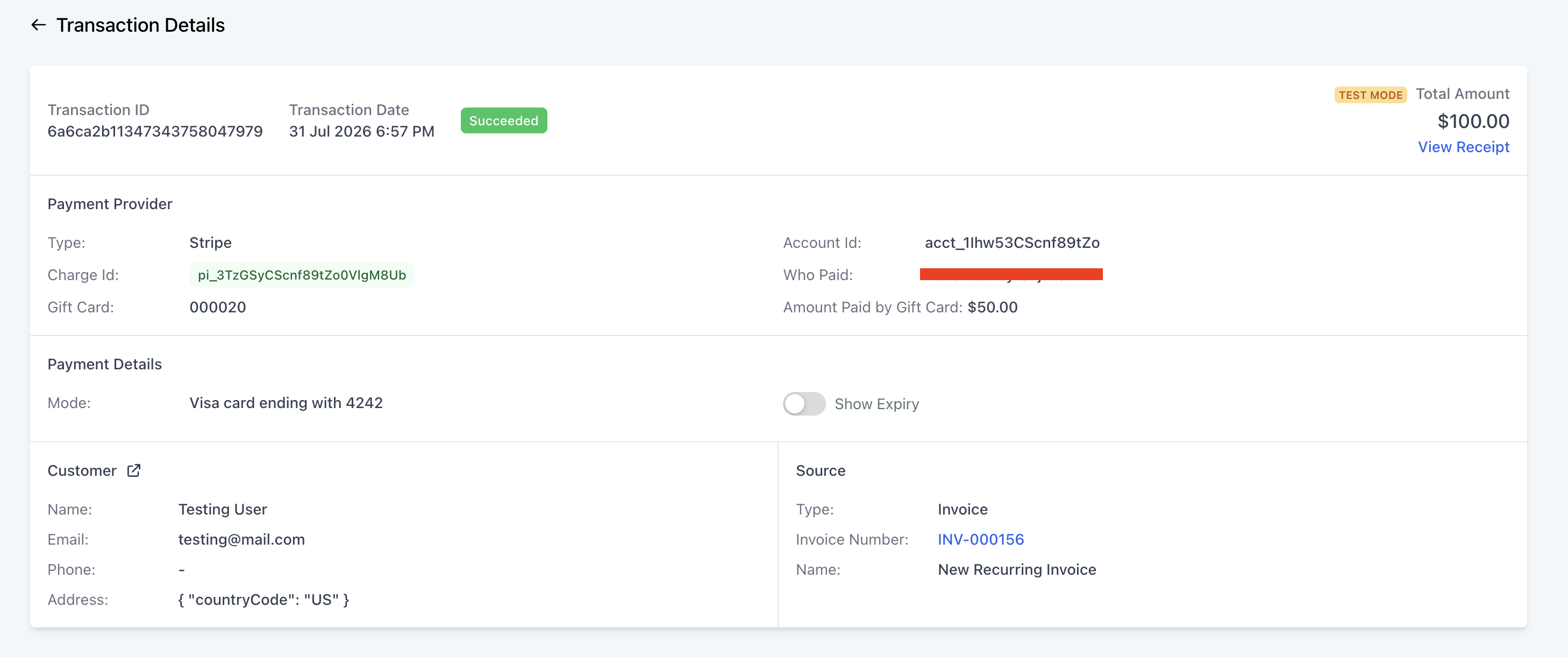 How to Redeem Gift Cards For Offline / Off-session Payments – How to Set Up Gift Card Redemption for Business-Initiated Payments