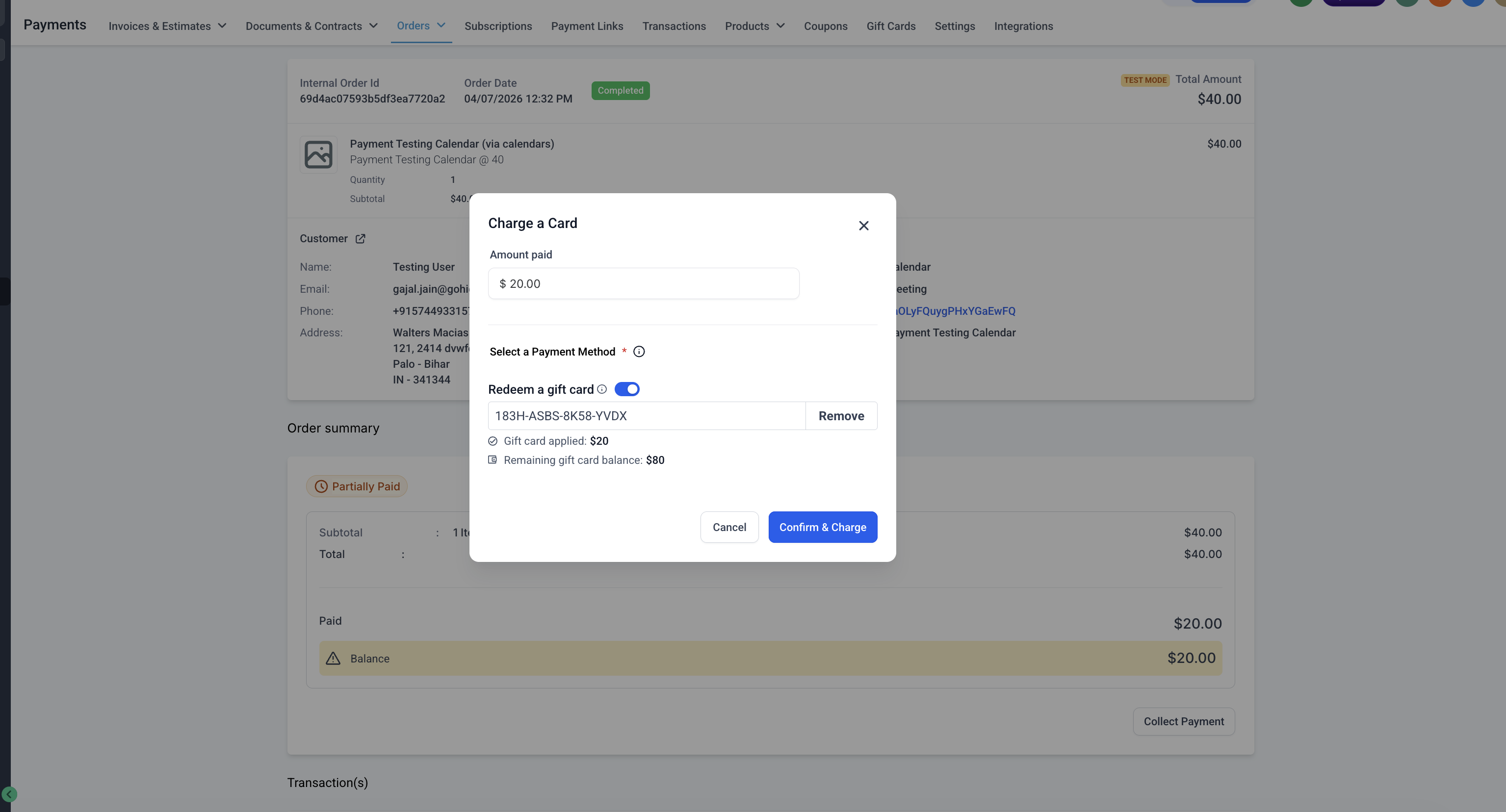 How to Redeem Gift Cards For Offline / Off-session Payments – Supported Business Payment Flows