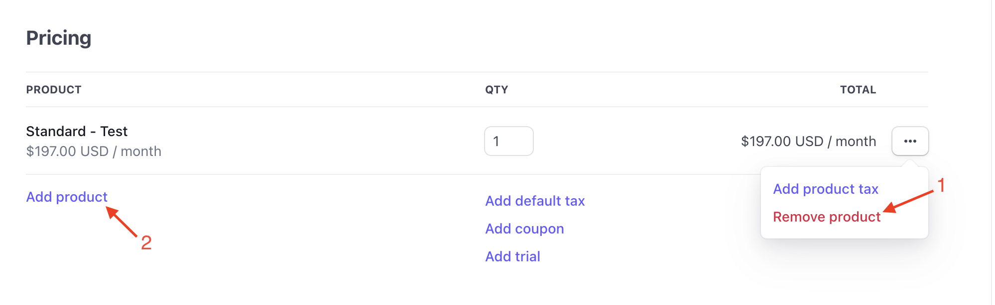 How to Upgrade or Downgrade a SaaS Plan for a Location – Stripe subscription price selection