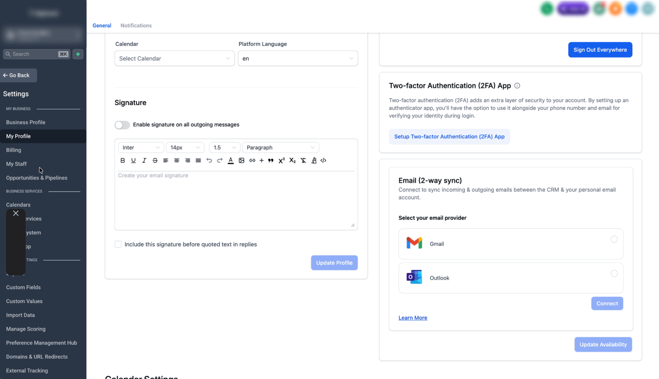 Inbound Call Routing by Working Hours – Configure the Setting for Your Profile