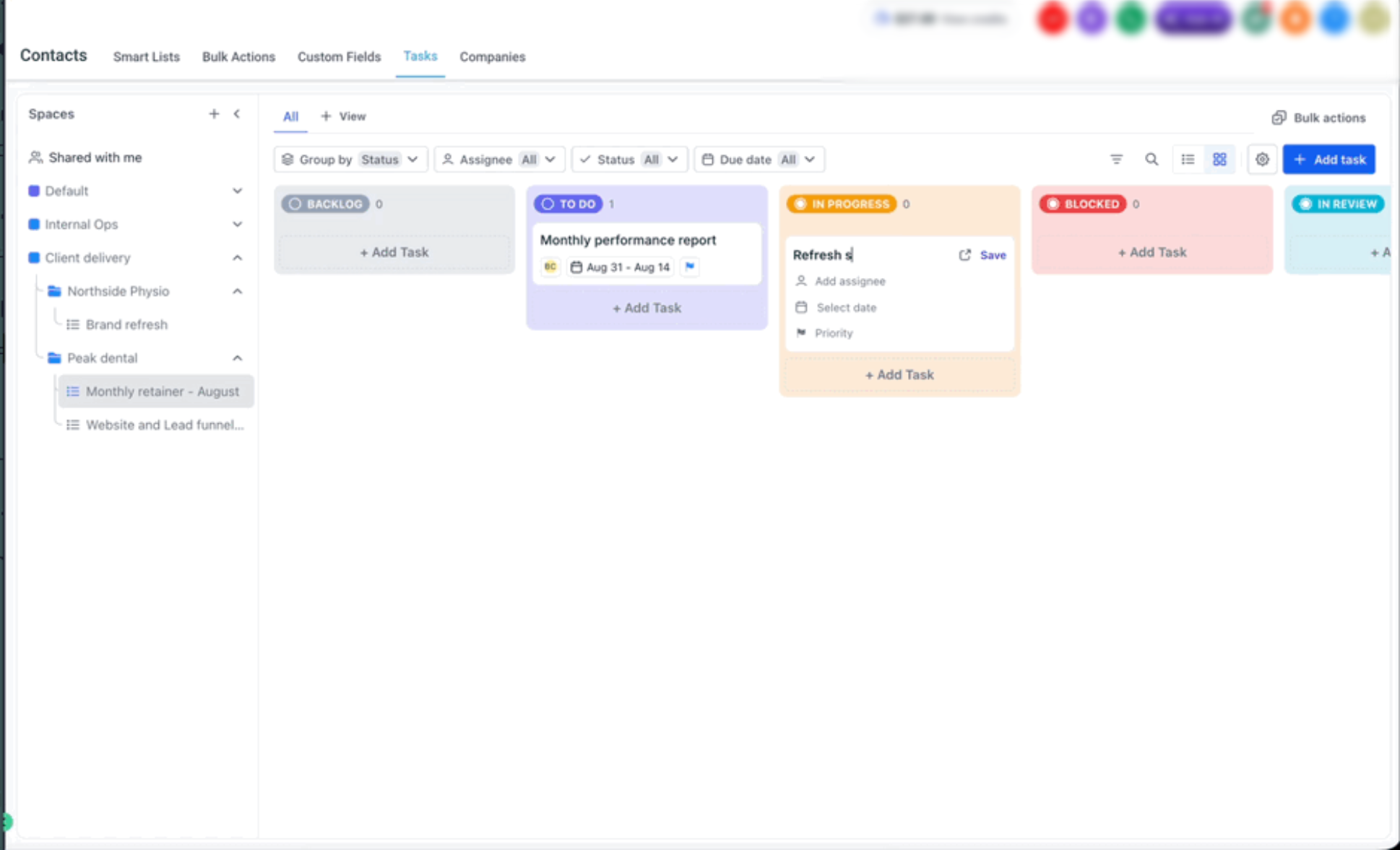 Introduction to Project Management – Create Your First Task