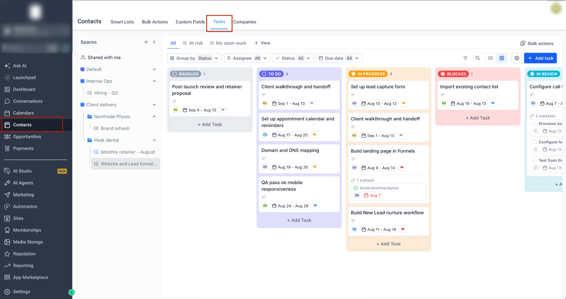 Introduction to Project Management – Open Tasks