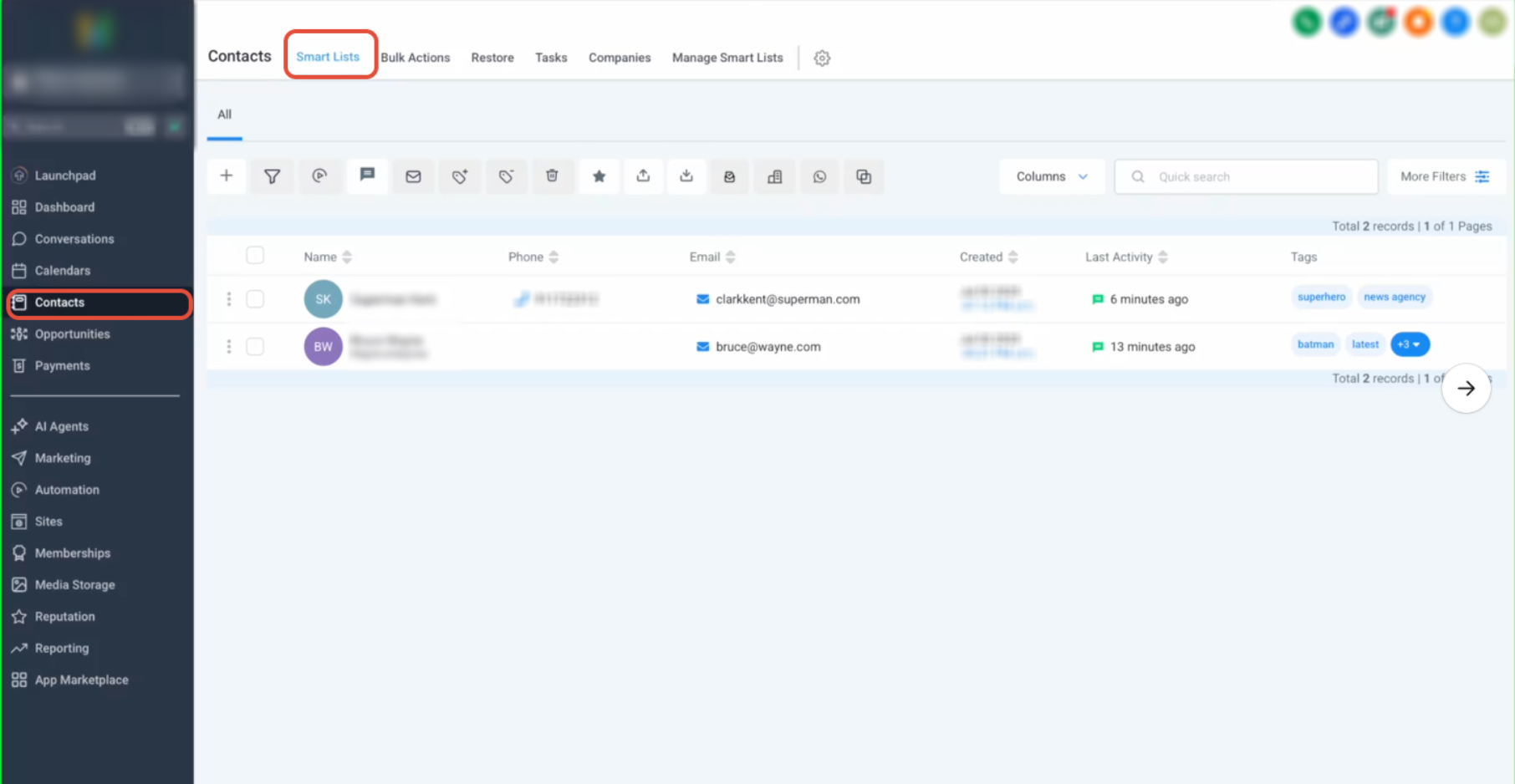 MCP Server: Connect AI Agents to Your Account – Contact tools available through an MCP connection