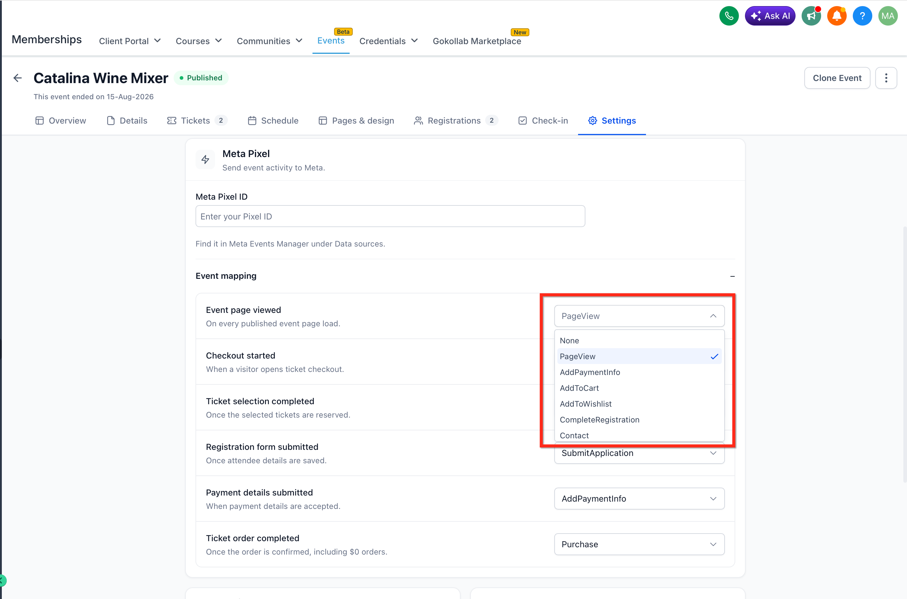 Meta Pixel Tracking for Events – 4. Map Attendee Actions to Meta Events