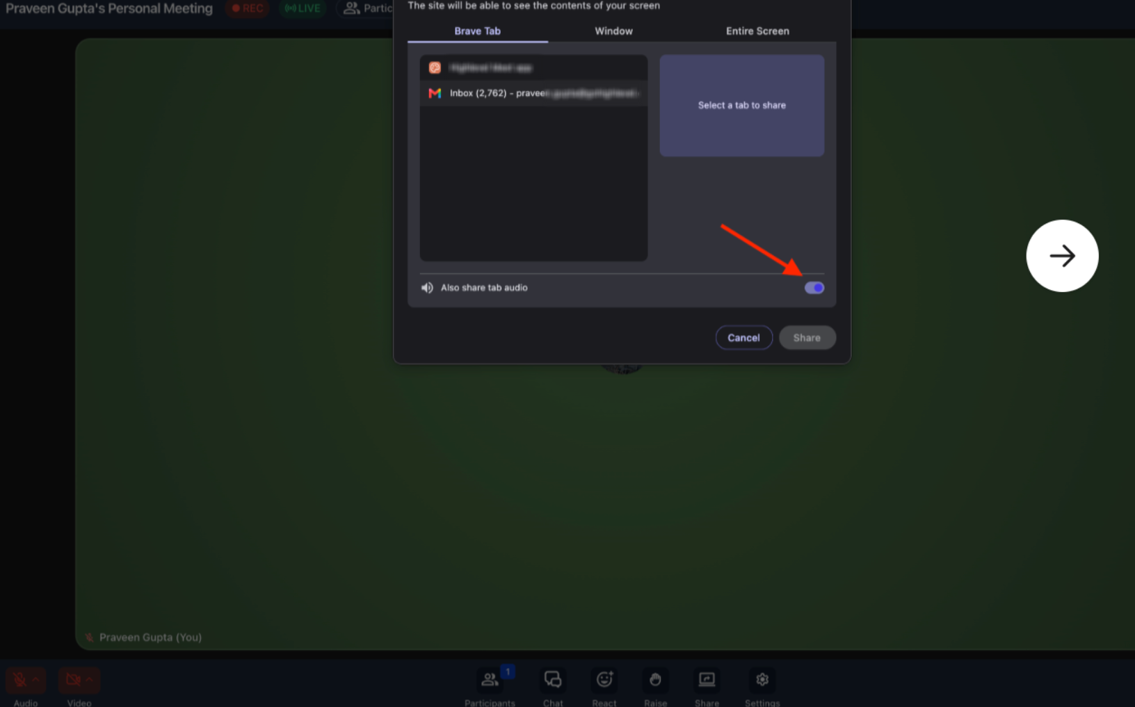 Screen Sharing Improvements in Meeting Rooms – Screen Sharing with System Audio