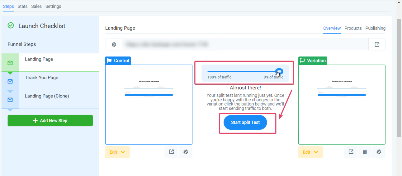 Split Testing in Funnels – How to Create a Split Test in Funnels