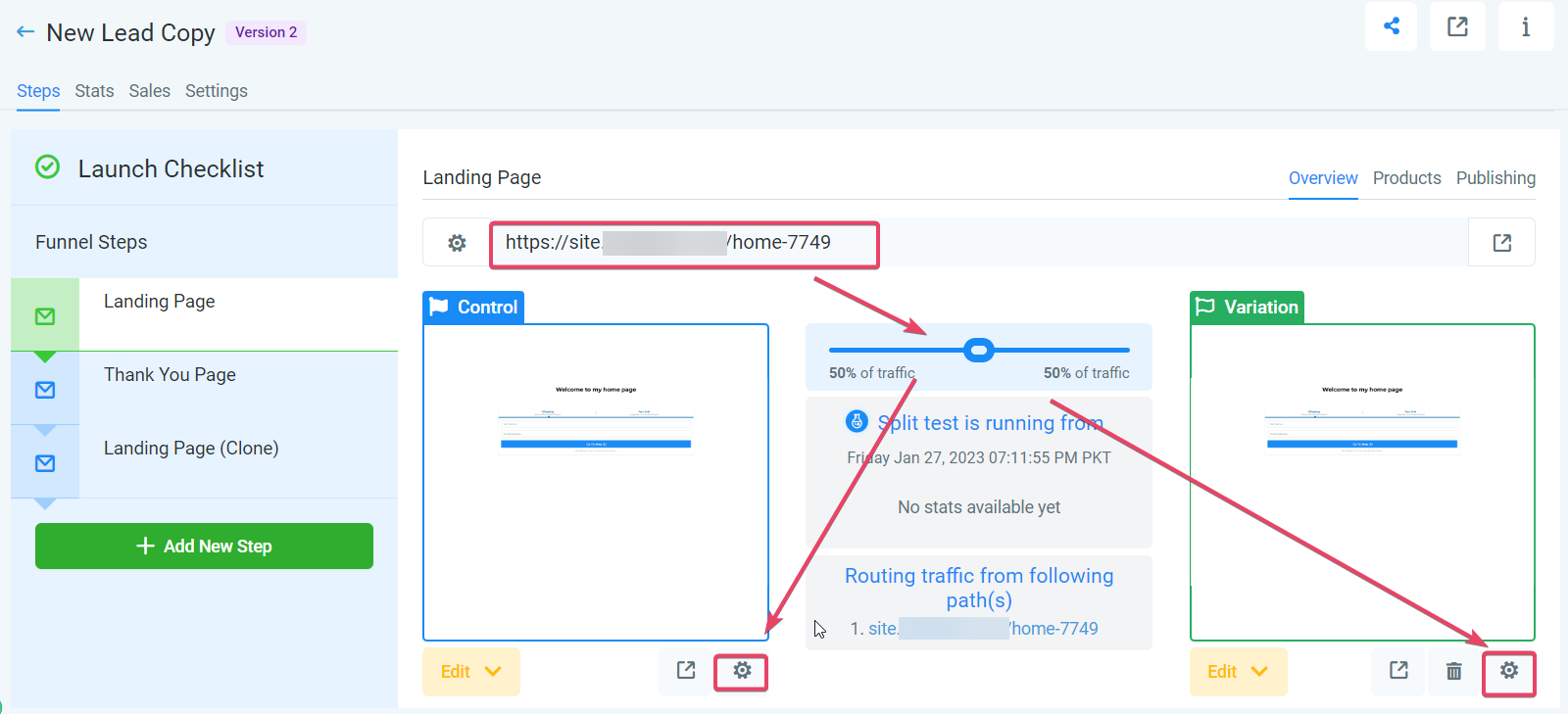 Split Testing in Funnels – How to Create a Split Test in Funnels