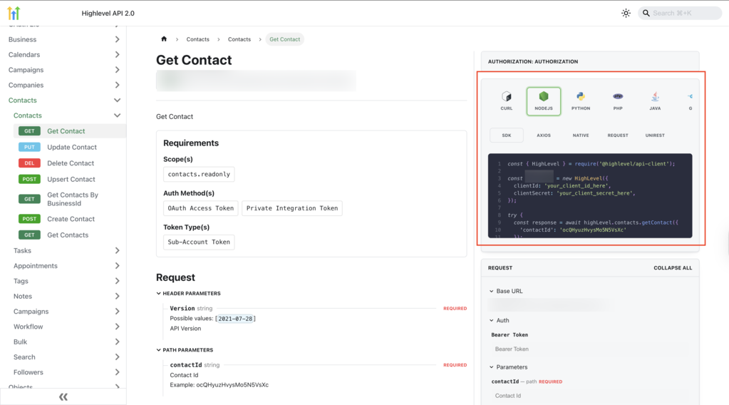 TypeScript/JavaScript SDK for OAuth 2.0 – TypeScript JavaScript SDK API documentation and code samples