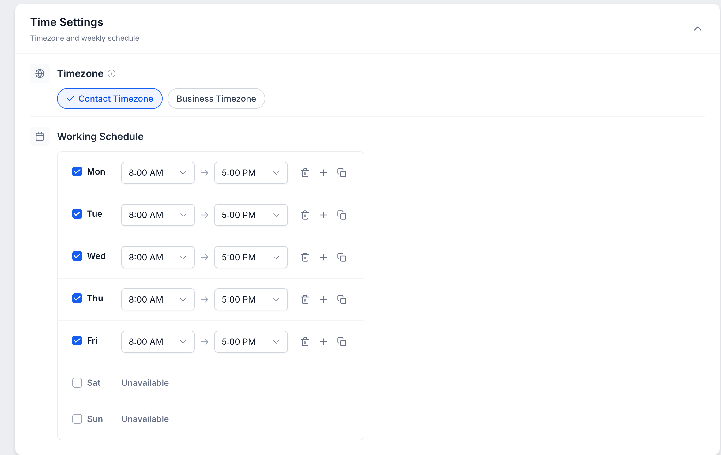 Working Hours for Conversation AI – How to Configure Working Hours