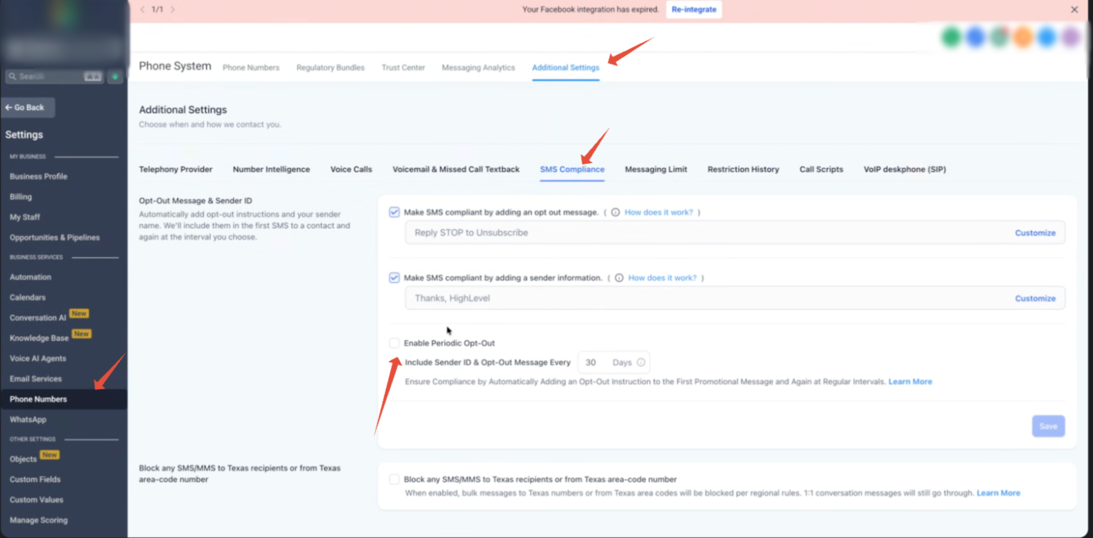Best Practices Around Periodically Sending Opt-Out Texts and Sender IDs – Enable or Disable with a Click