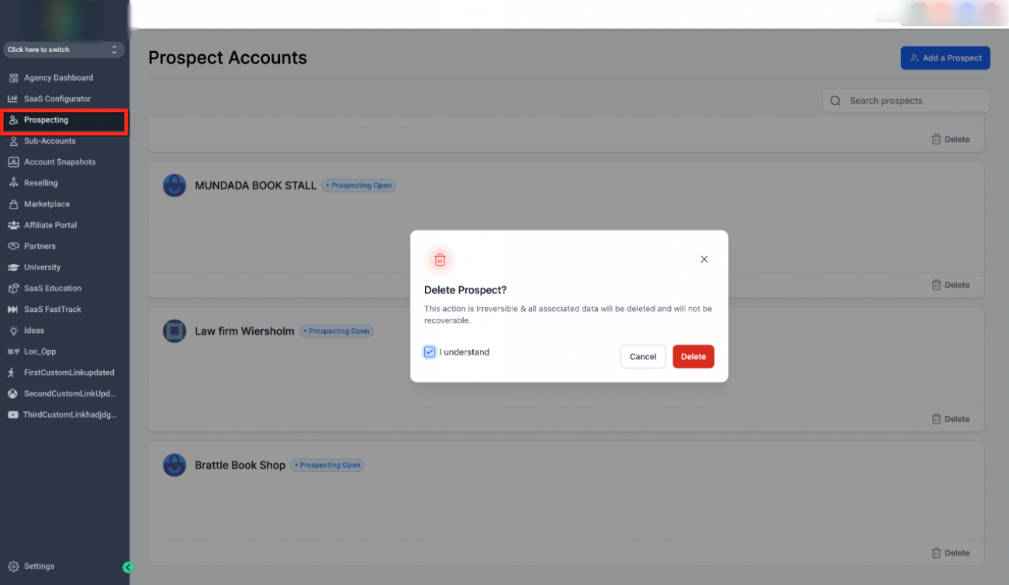 Complete Guide to the Prospecting Tool for Lead Generation – Remove a Prospect You Don’t Need