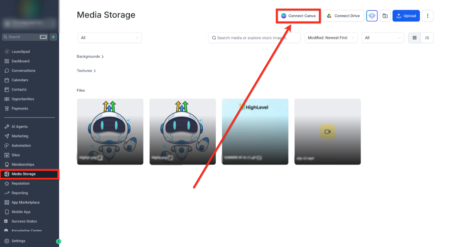 Connect Canva to Media Storage – How To Setup Canva Integration