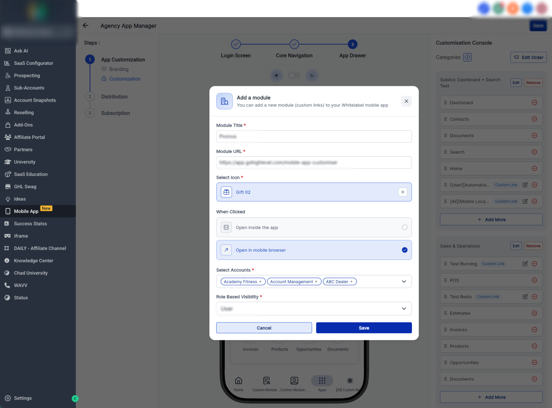 Custom Module Visibility by Role & Location – How to Set Up Custom Module Links with Role & Location Visibility