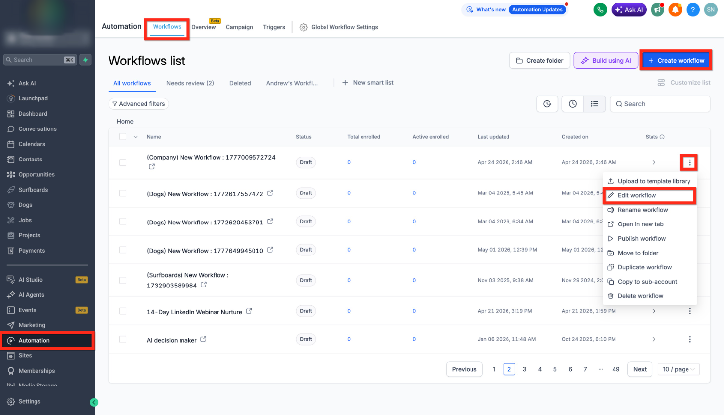 How To Use Fathom Actions and Triggers in Workflows