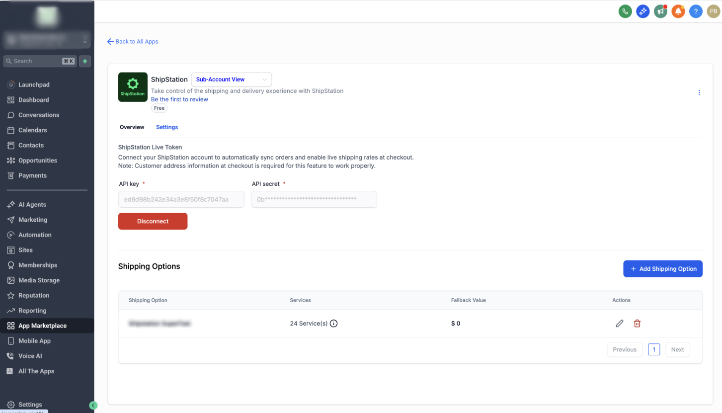 Helper Guide: Shipstation Integration Setup – Step 4: Add Shipping Options