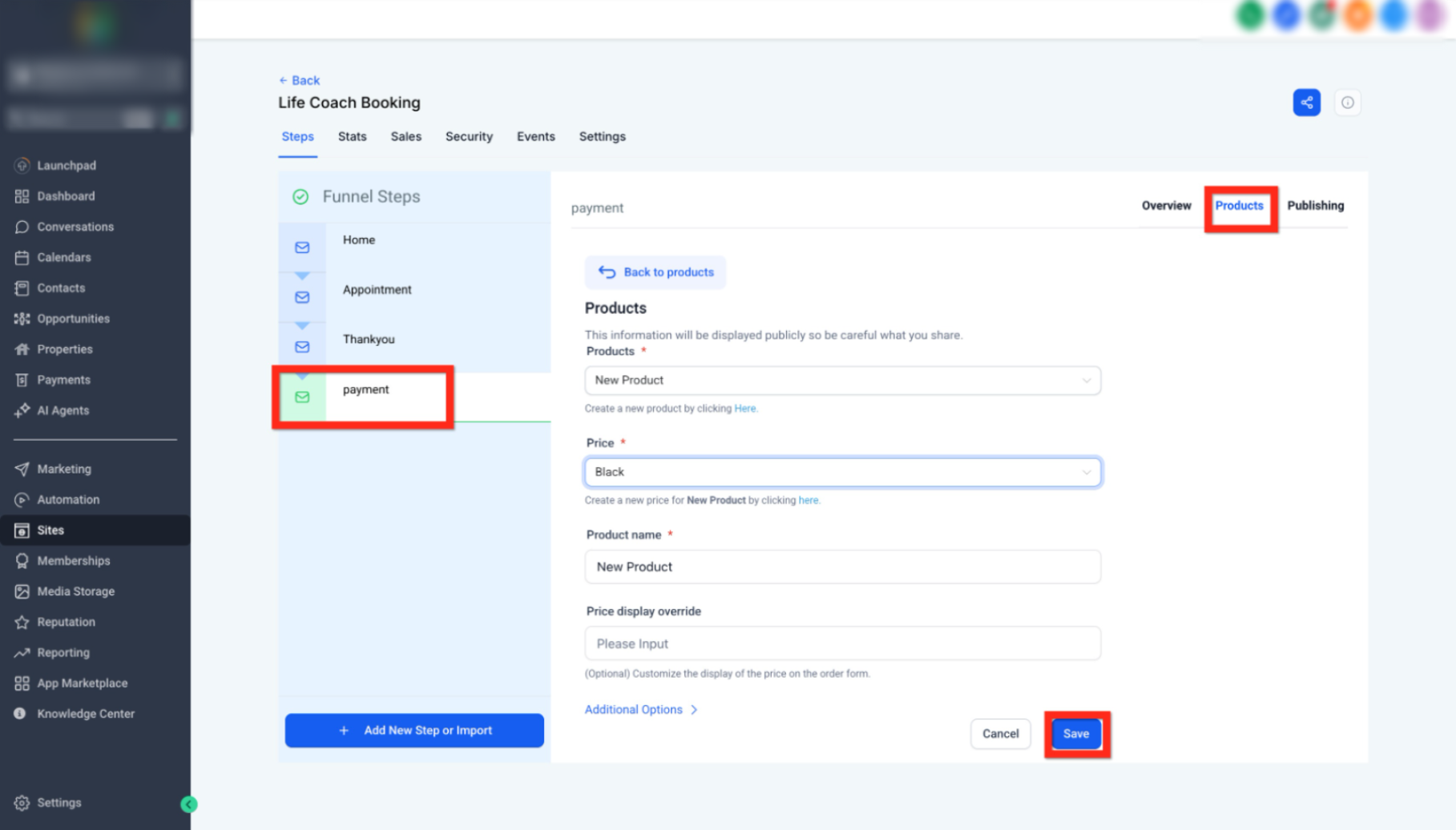 How to Create Products and Sell Them Using Funnels – Add Order Element to Checkout Page