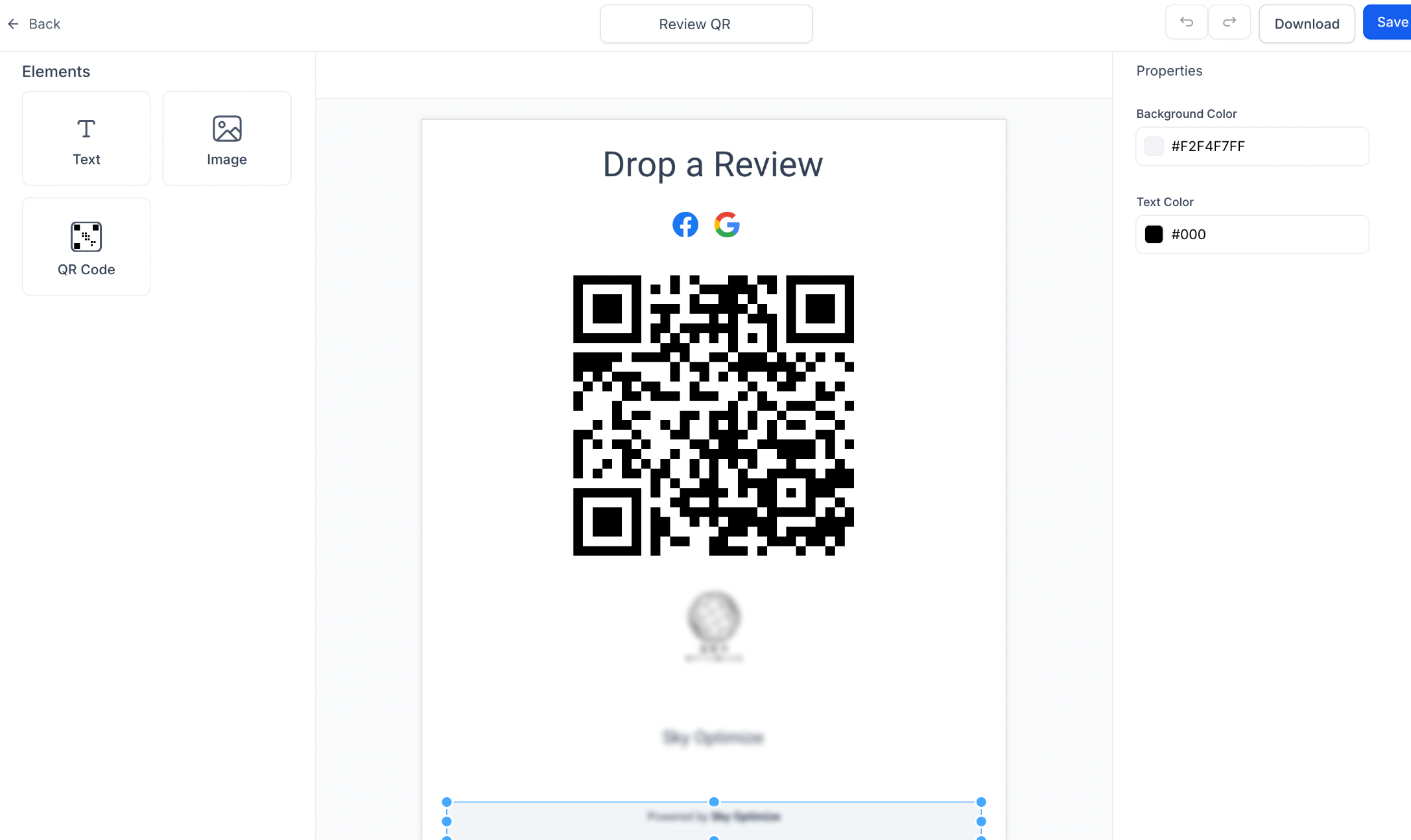 How to Set up Digital QR Code for Maximising Review Generation – Step 2: Customise the QR Code