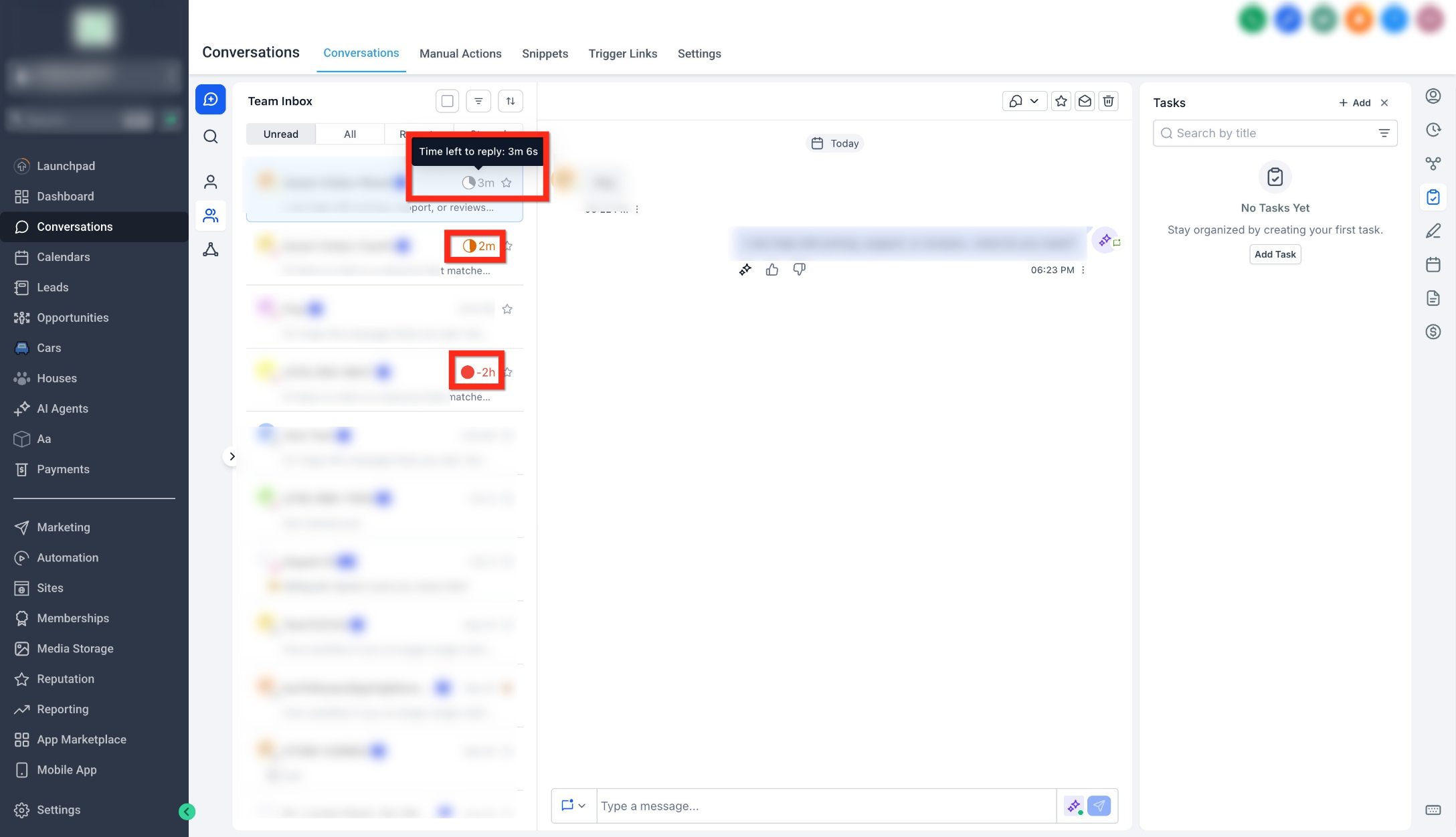 How to Setup and Track Conversation SLAs – Step 6: Save and Apply Settings