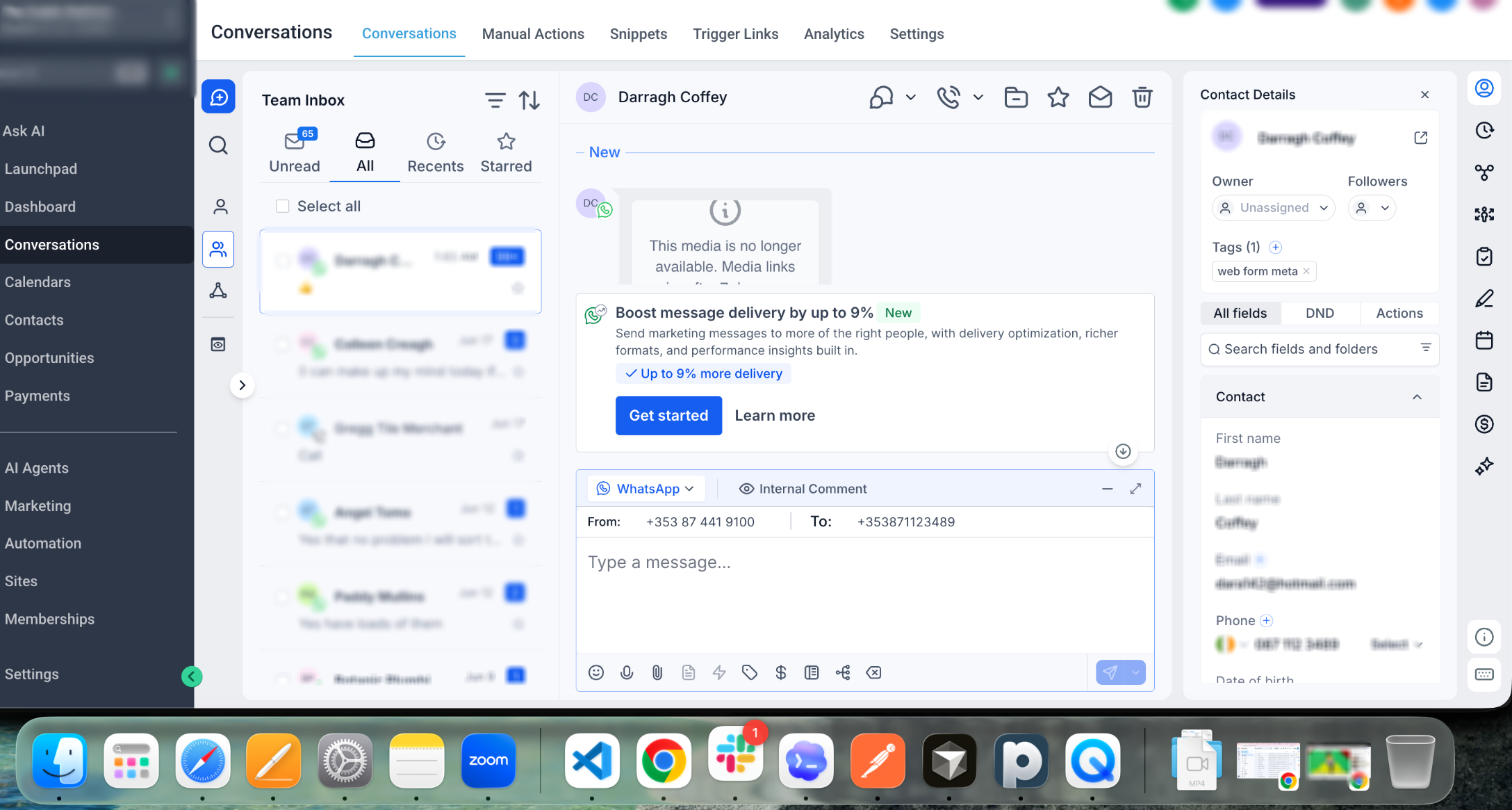 MMLite Adoption Banner in Conversations – About the MMLite Banner