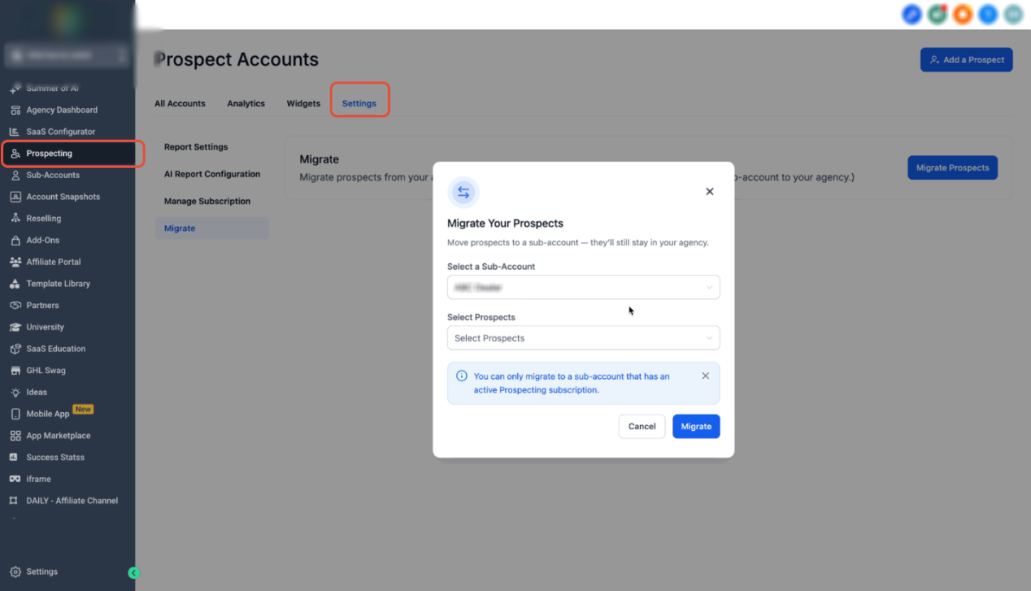 Prospect Migration Guide: Move Leads to Accounts Easily – Step 4: Choose the Prospects to Migrate
