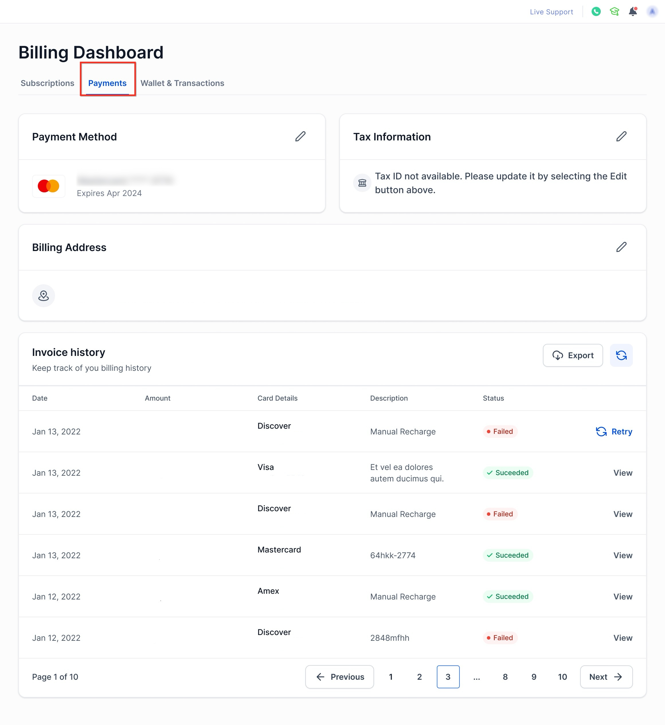 Update Your Tax ID in Billing Settings (VAT & Global Tax ID Guide) – Step 1: Access Billing Settings