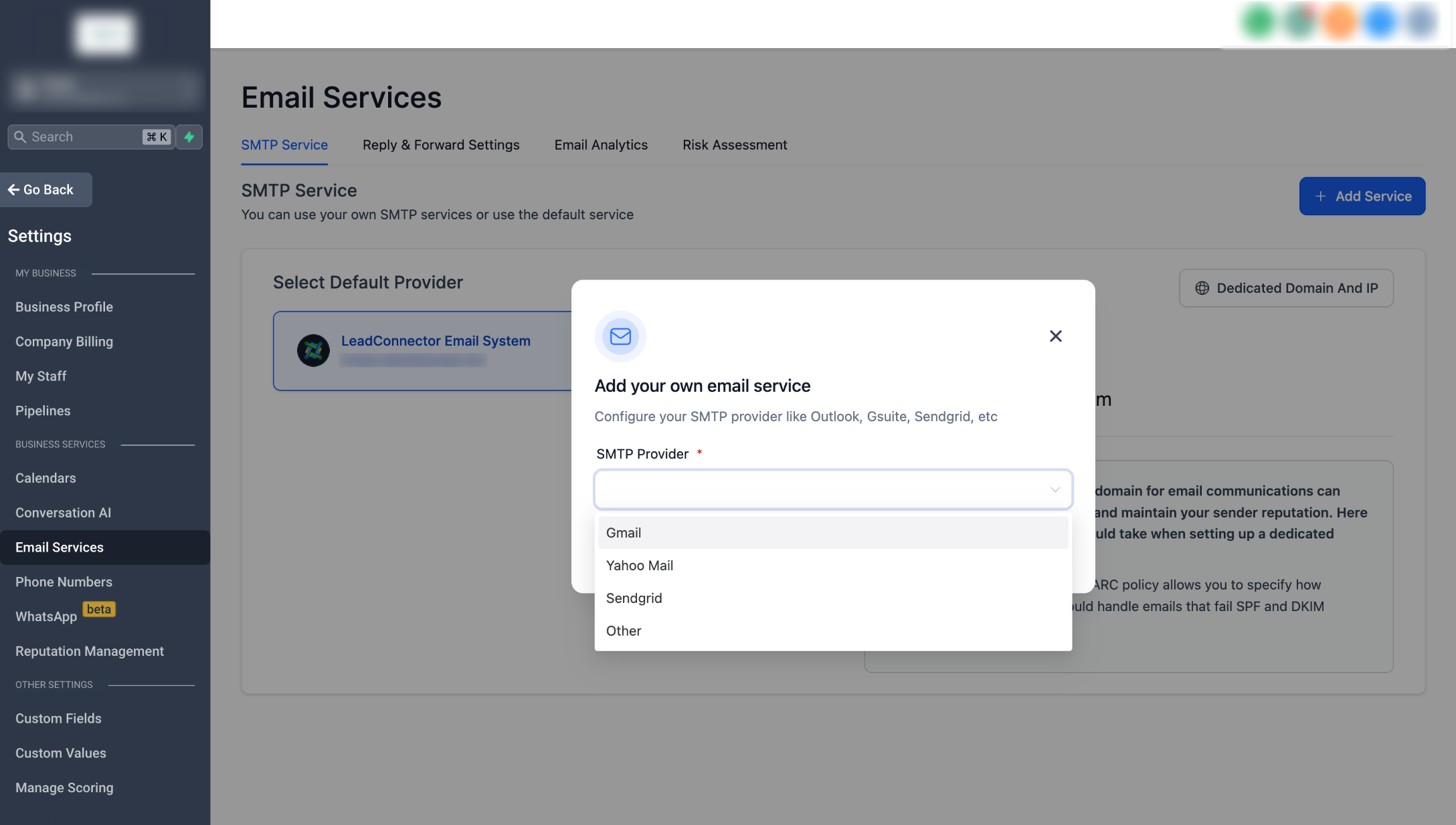 Using Google/Gmail/Google Workspace as your SMTP Provider – Create Gmail SMTP settings