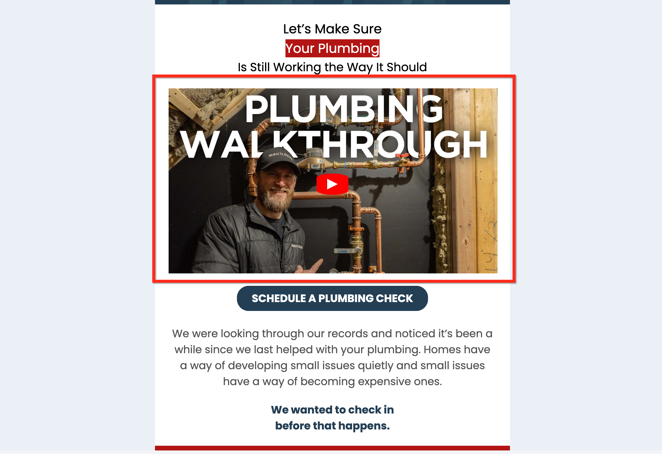 Video Element in Email Builder – Screenshot 1