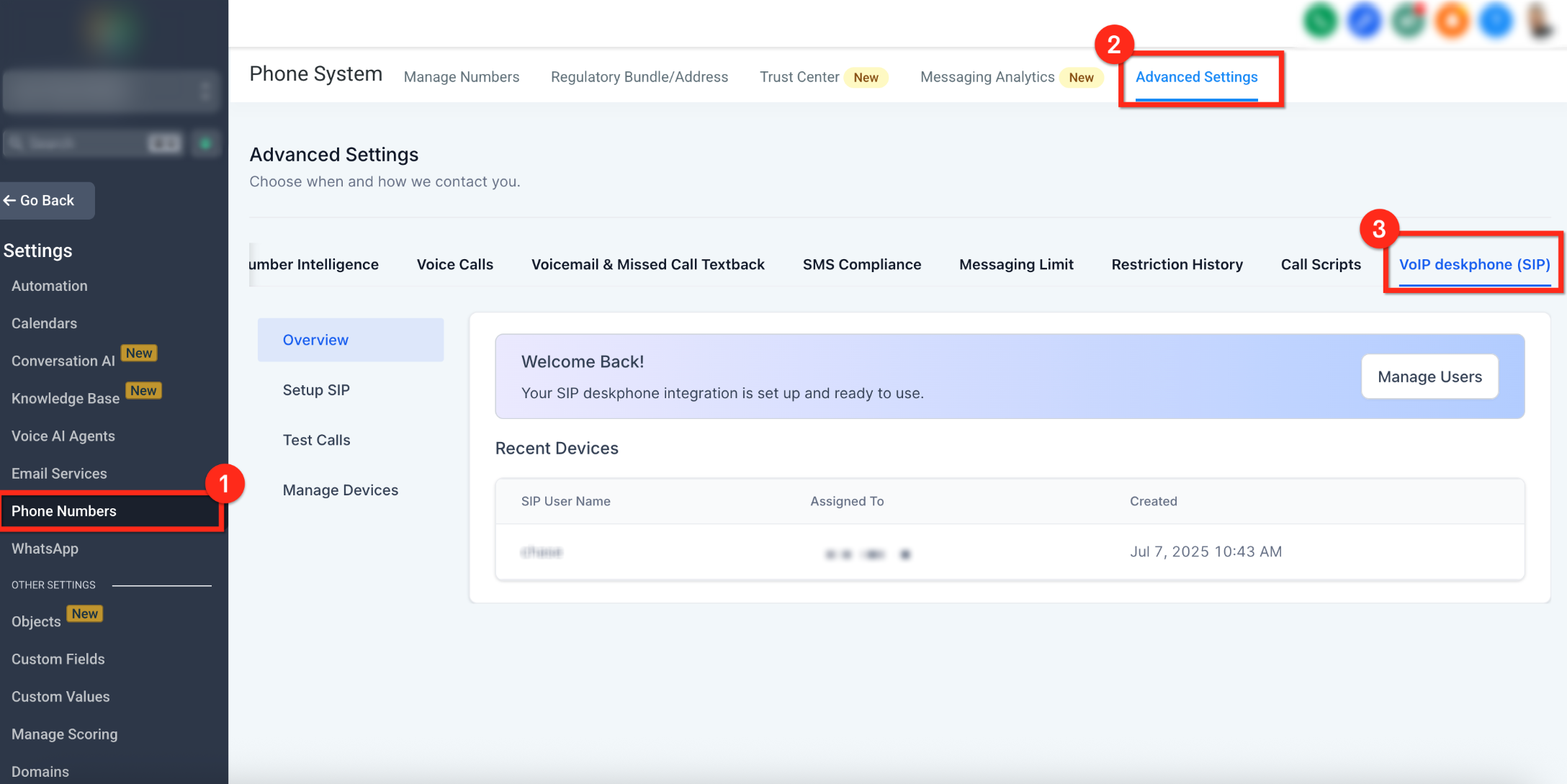 VoIP Deskphones (SIP endpoints) – Step-by-step setup
