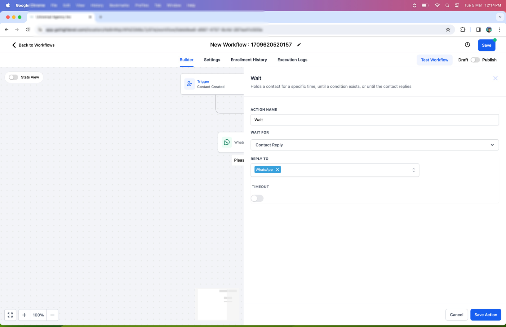 WhatsApp – Workflow Integration – Step 3: Choose the Sending Phone Number