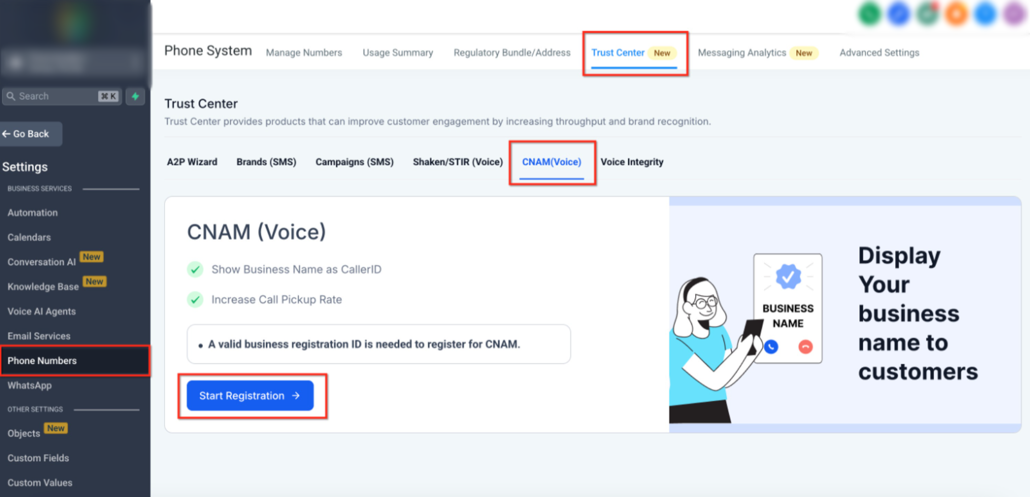 Why are my Calls marked as Spam and how can I avoid it – 3. Update CNAM (Caller Name Presentation) Information