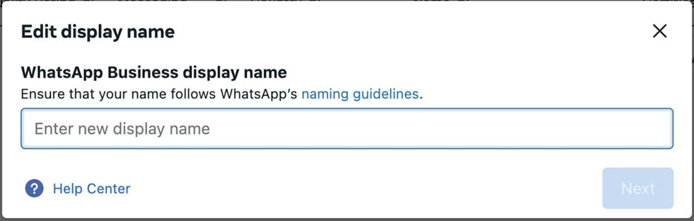 Why WhatsApp Display Name is Declined – Step 2: Select the Phone Number